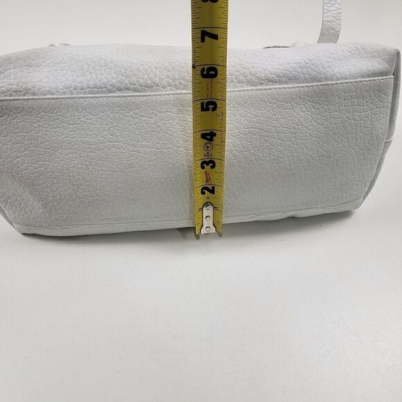 Marco Buggiani White Leather Shoulder Bag Purse‎ - Picture 3 of 13